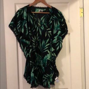 Old Navy tropical swimsuit coverup.